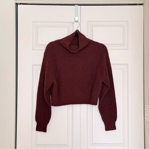 Wilfred Montpellier Waist Turtleneck - Red (Spiced Burgundy), Small